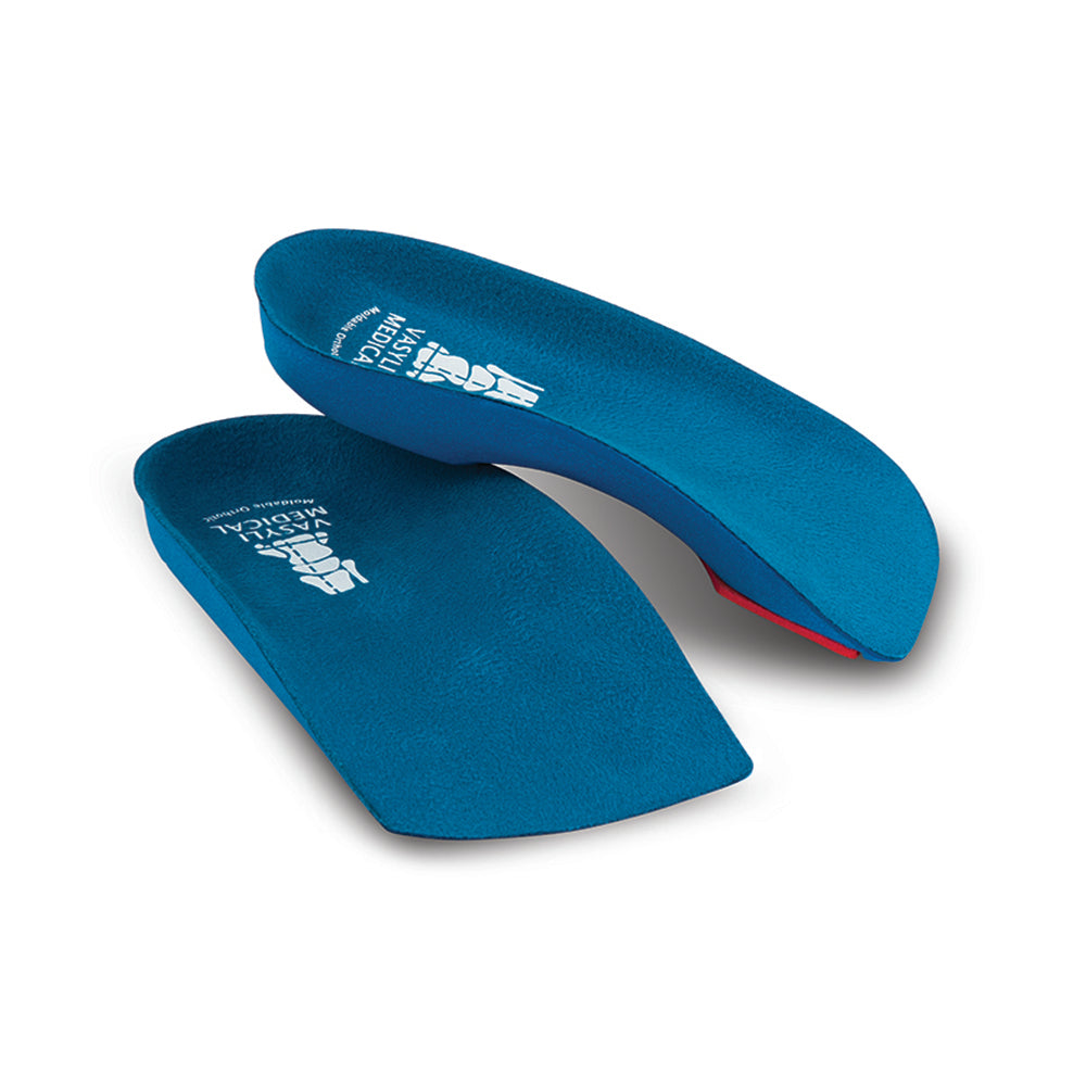 醫療3/4鞋墊(藍色中密度)